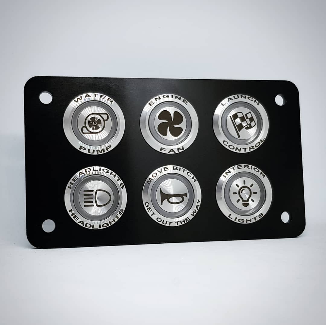 Mounting Panels & Billet Roll Cage Mount Switch Box