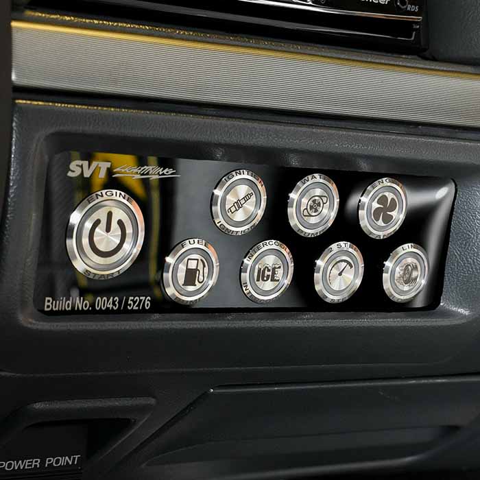 Metal Engine Button Billet Automotive Buttons - Custom laser etched billet button switches