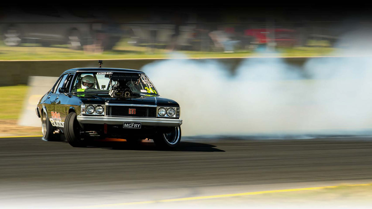 Mcfry Drifting on Track Billet Automotive Buttons