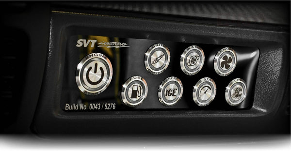 Automotive Switches And Buttons 16MM Metal Flat Head Momentary ON OFF