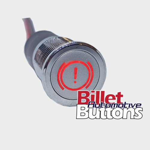 14mm 'BRAKE FAIL SYMBOL' LED Pilot Light Small Compact 12V Handbrake Parkbrake etc