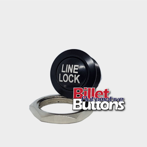 16mm 'LINE LOCK' Push Button Switch Dome Top Small Compact