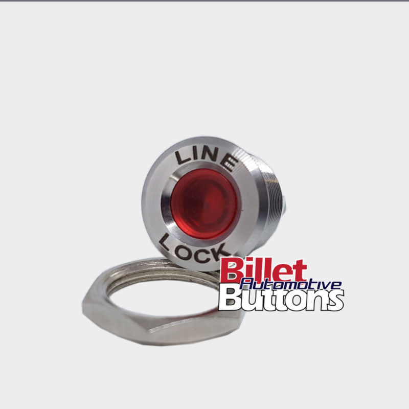 16mm 'LINE LOCK' LED Pilot / Warning Light Small Compact 12V – Billet ...
