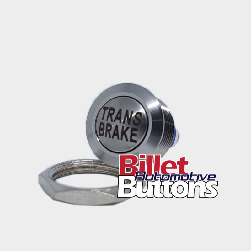 16mm 'TRANS BRAKE' Push Button Switch Dome Top Small Compact – Billet ...