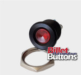 16mm 'CUSTOM LASER ETCHING' LED Pilot / Warning Light Small Compact 12V