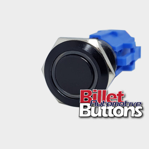 19mm Billet Buttons - Custom Stainless & Black Backlit 12v Switches