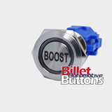 19mm 'BOOST' Billet Push Button Switch High