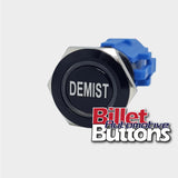 19mm 'DEMIST' Billet Push Button Switch Window Demister