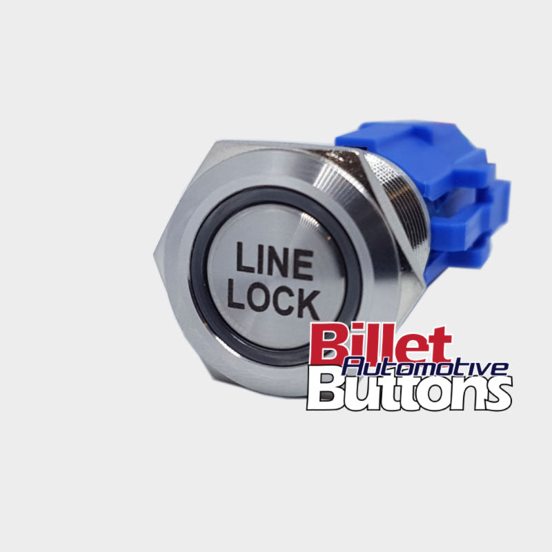 19mm 'LINE LOCK' Billet Push Button Switch