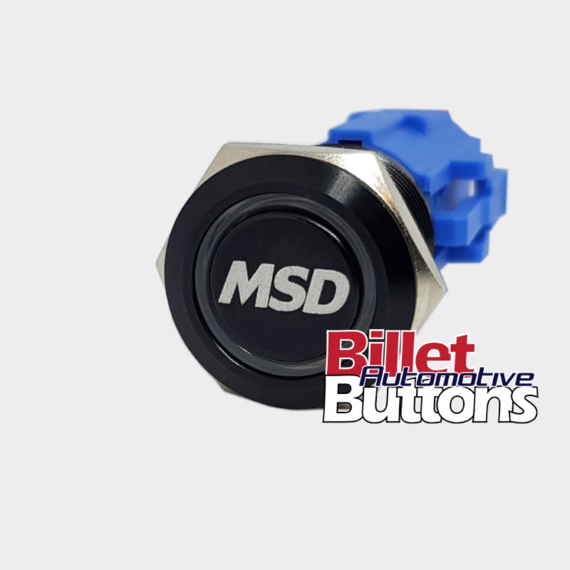 19mm 'MSD' Billet Push Button Switch Ignition