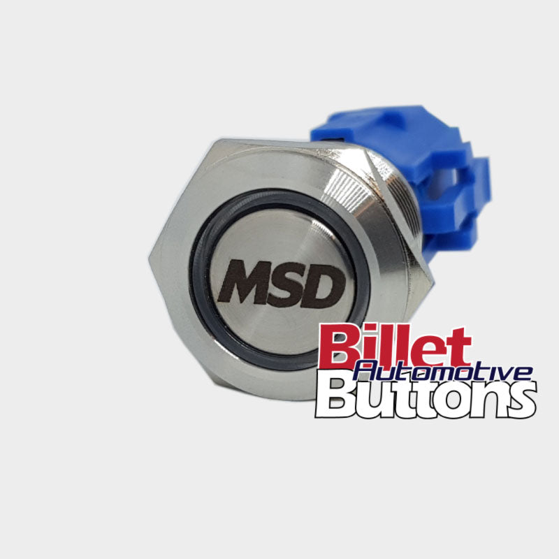 19mm 'MSD' Billet Push Button Switch Ignition