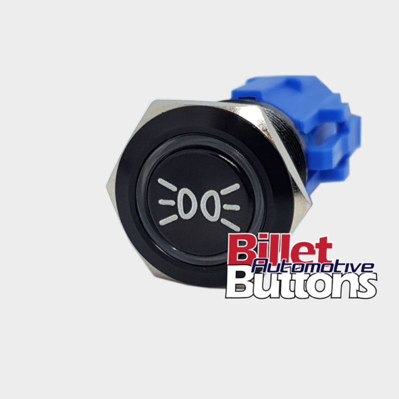 19mm 'PARK LIGHTS SYMBOL' Billet Push Button Switch Parking Parkers