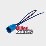 Replacement Billet Buttons Plug & Play Harness Plugs 19mm 22mm 28mm Pigtails Connectors