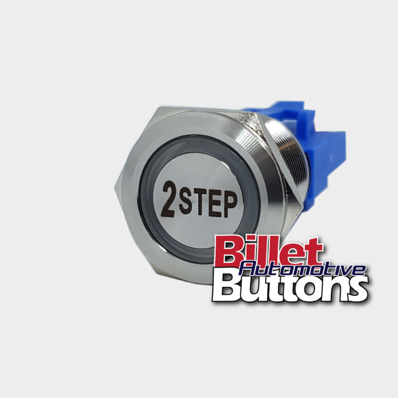 22mm '2 STEP' Billet Push Button Switch Launch Control 2step etc