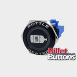 22mm FEATURED 'BOTTLE HEATER SYMBOL' Billet Push Button Switch N2O NOS Nitrous
