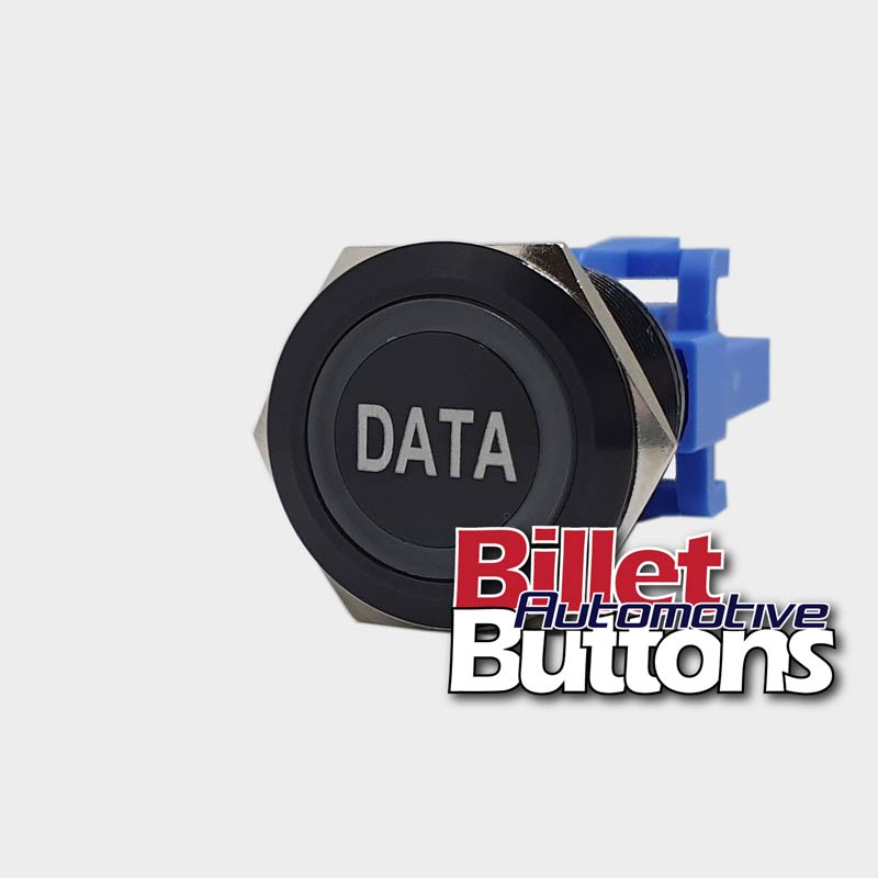 22mm 'DATA' Billet Push Button Switch Logger Logging