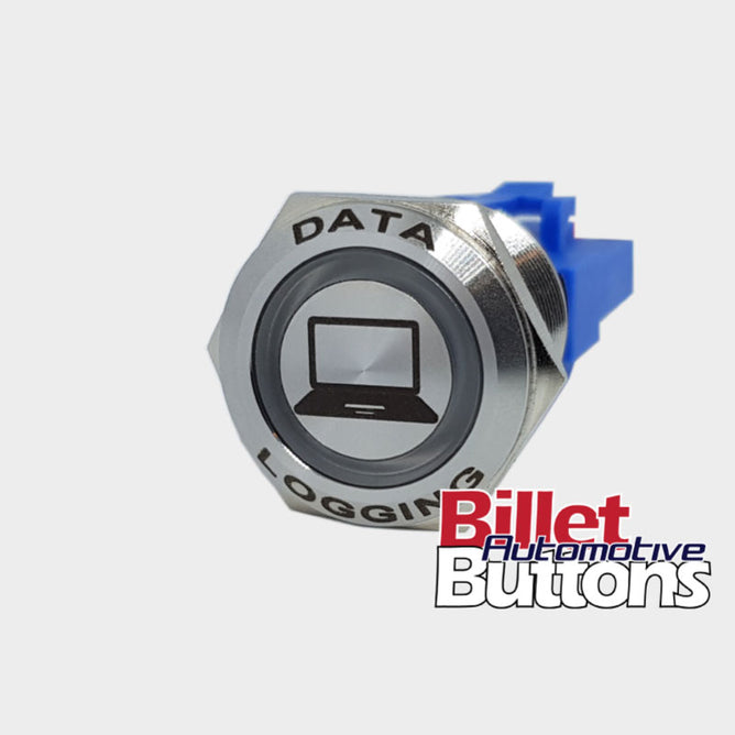 22mm FEATURED 'DATA LOGGING' Billet Push Button Switch Logger