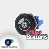 22mm 'DISC BRAKE SYMBOL' Billet Push Button Switch Line Brake Lock etc