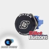 22mm FEATURED 'WATER PUMP SYMBOL' Billet Push Button Switch Electric