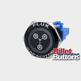 22mm FEATURED 'FLUX CAPACITOR' Billet Push Button Switch
