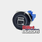 22mm 'FRIDGE SYMBOL' Billet Push Button Switch Cooler Esky
