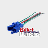 22mm 'SEAL INFLATE SYMBOL' Billet Push Button Switch