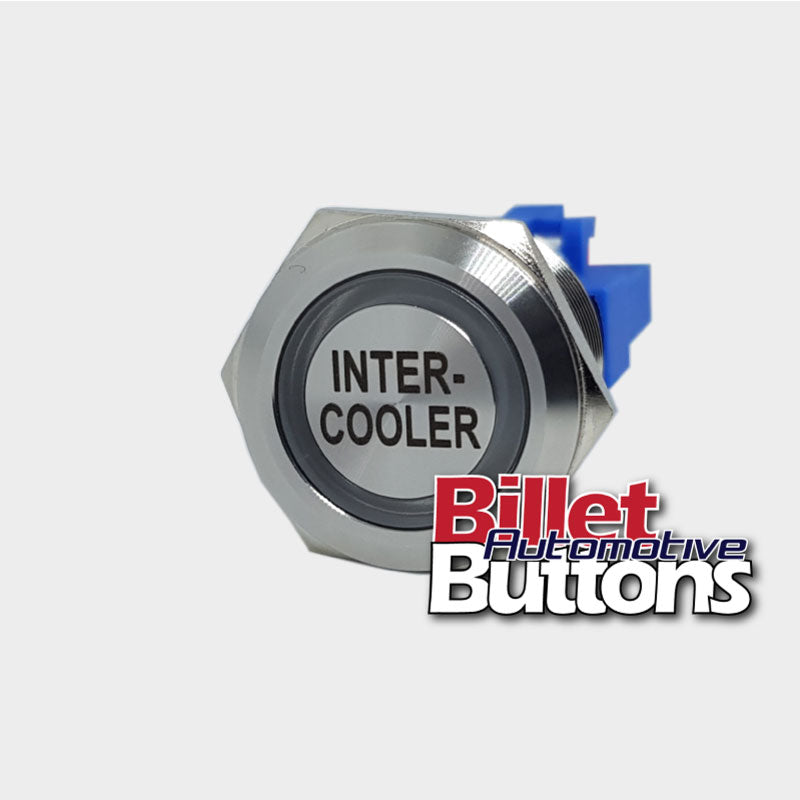 22mm 'INTERCOOLER' Billet Push Button Switch Fuel Pump