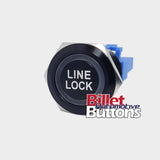 22mm 'LINE LOCK' Billet Push Button Switch