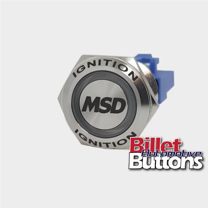 22mm FEATURED 'MSD' Billet Push Button Switch Ignition – Billet ...