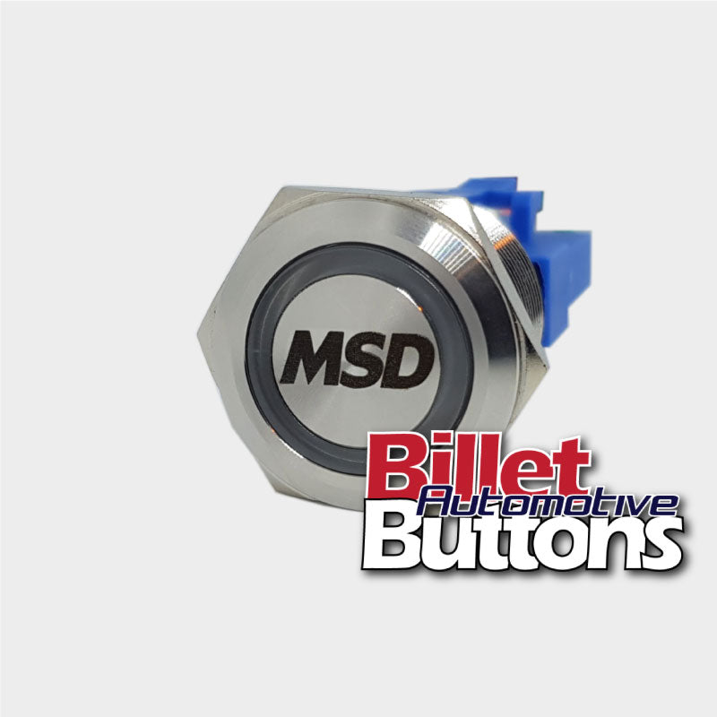 22mm 'MSD' Billet Push Button Switch Ignition – Billet Automotive Buttons