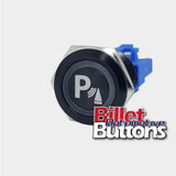 22mm 'PARKING ASSIST SYMBOL' Billet Push Button Switch