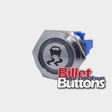 22mm 'TRACTION CONTROL SYMBOL' Billet Push Button Switch Drift Skid Burnout