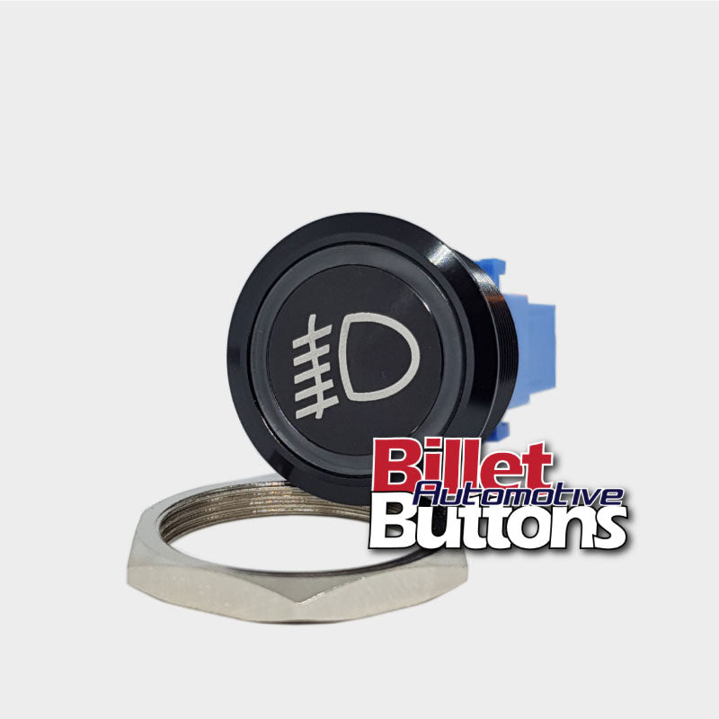 28mm 'FOG LIGHTS SYMBOL' Billet Push Button Switch Driving Light