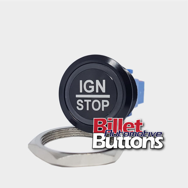 28mm Billet Automotive Buttons - Custom LED Push Button Switches 12v