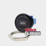 28mm 'LIGHT BAR GRILL SYMBOL' Billet Push Button Switch Lights Led