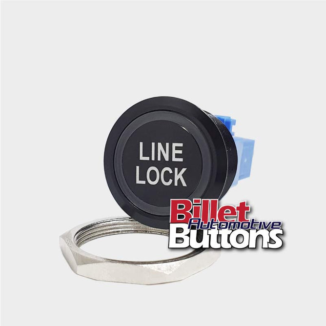 28mm 'LINE LOCK' Billet Push Button Switch Brake Locker