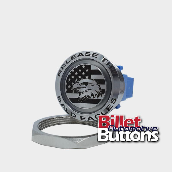 28mm Billet Automotive Buttons - Custom LED Push Button Switches 12v