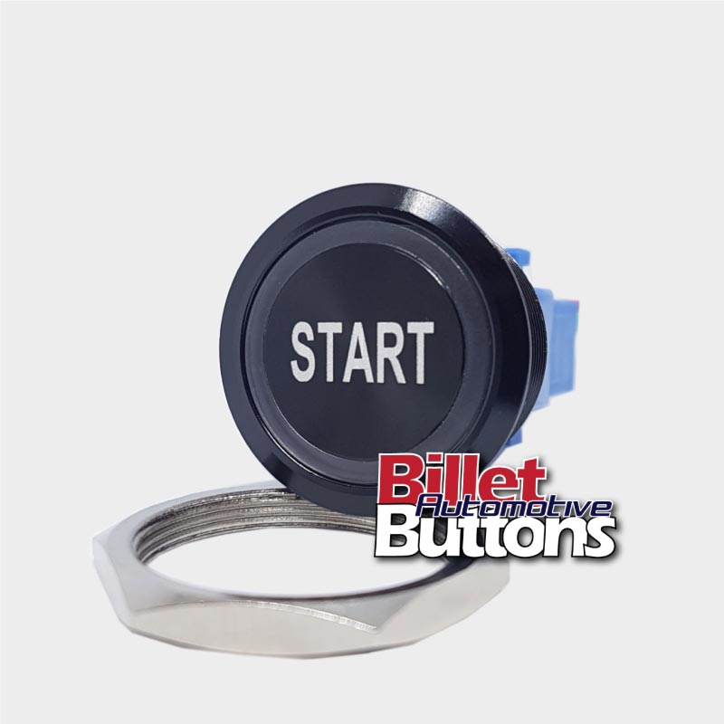 28mm 'START' Billet Push Button Switch Push Start – Billet Automotive ...