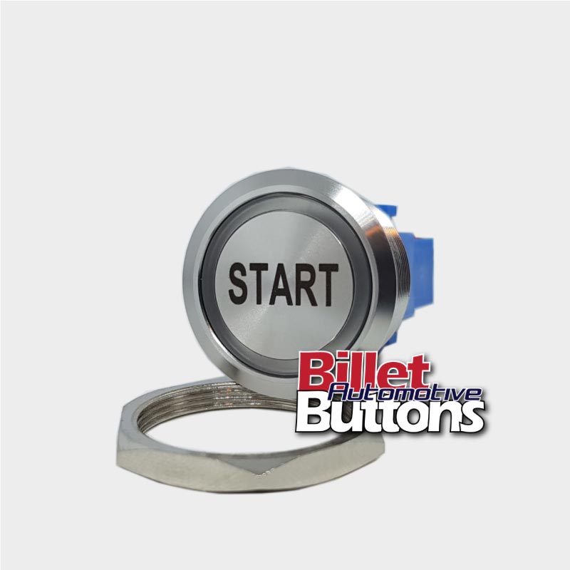 28mm 'START' Billet Push Button Switch Push Start – Billet Automotive ...