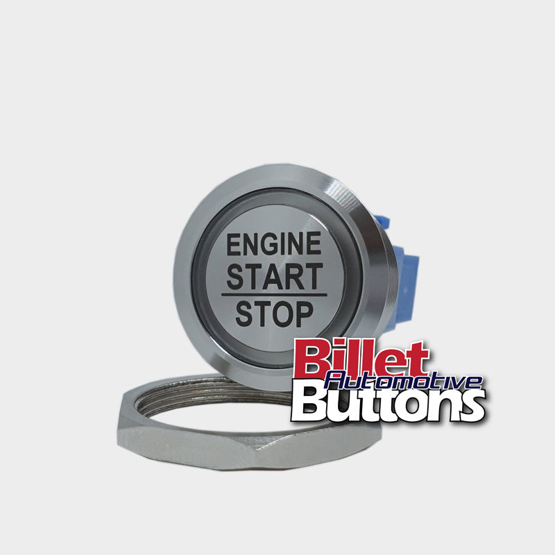 28mm 'ENGINE START STOP' Billet Push Button Switch Push Start